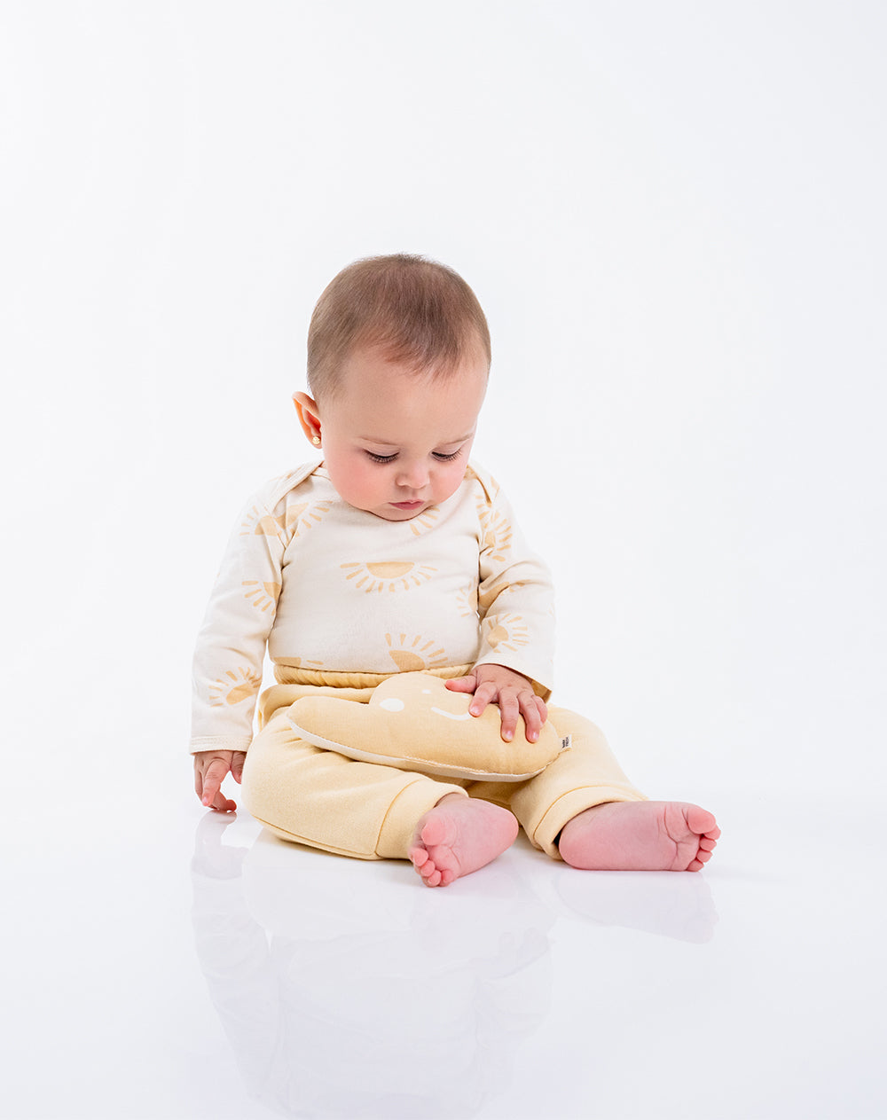 Set body beige + jogger + peluche