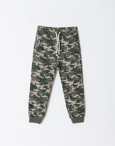 Jogger verde camuflado