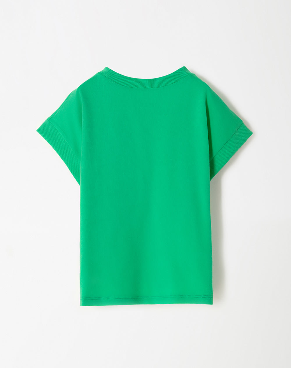 Camiseta oversized fit manga corta verde