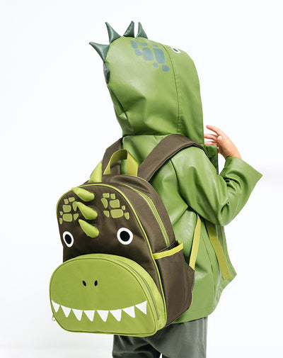 Morral de tiranosaurio rex  verde