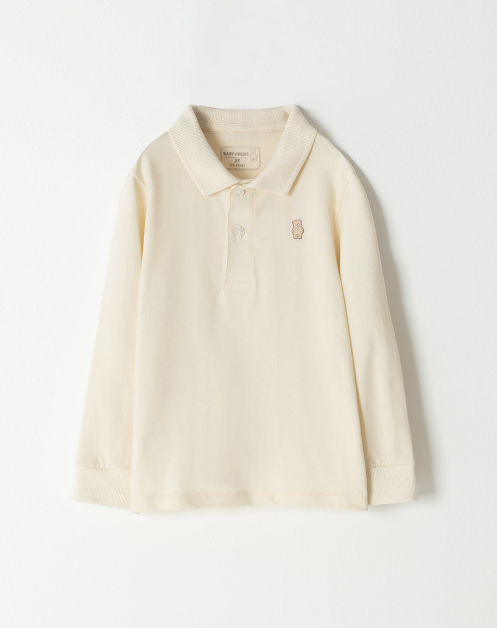 Polo regular fit crema