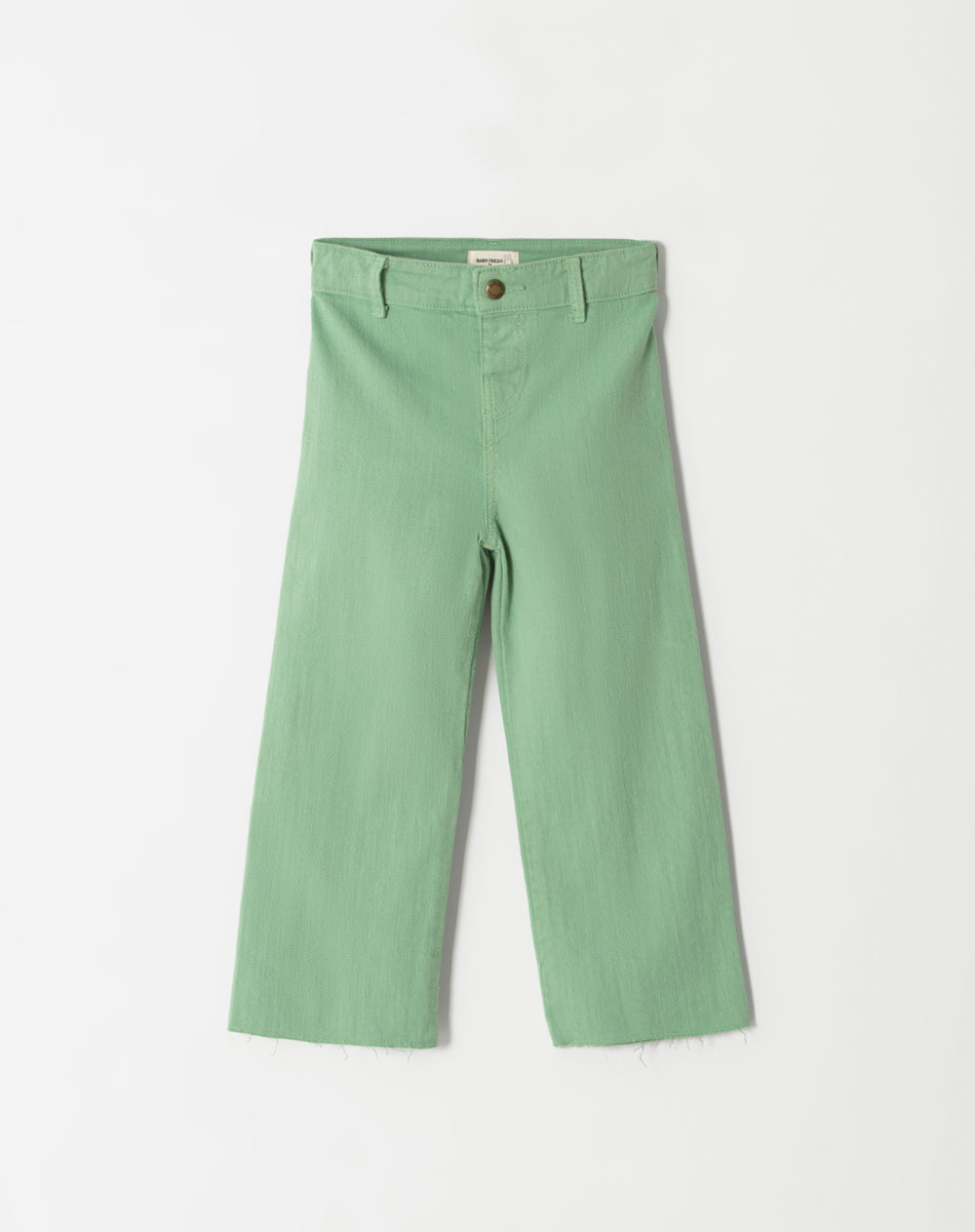 Pantalón tiro alto verde