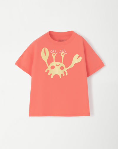 Camiseta manga corta coral