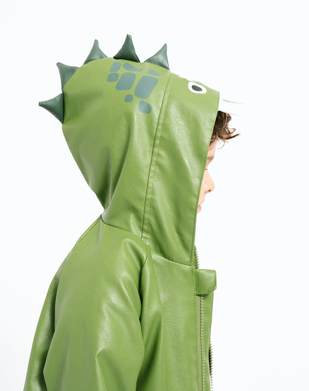 Chaqueta tiranosaurio rex verde