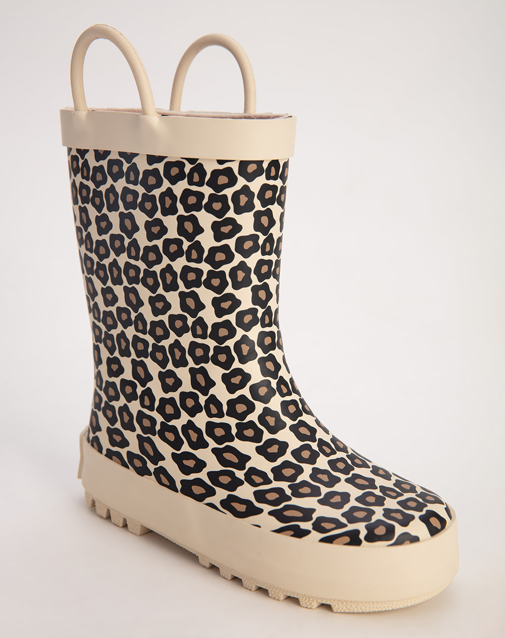 Bota beige estampado