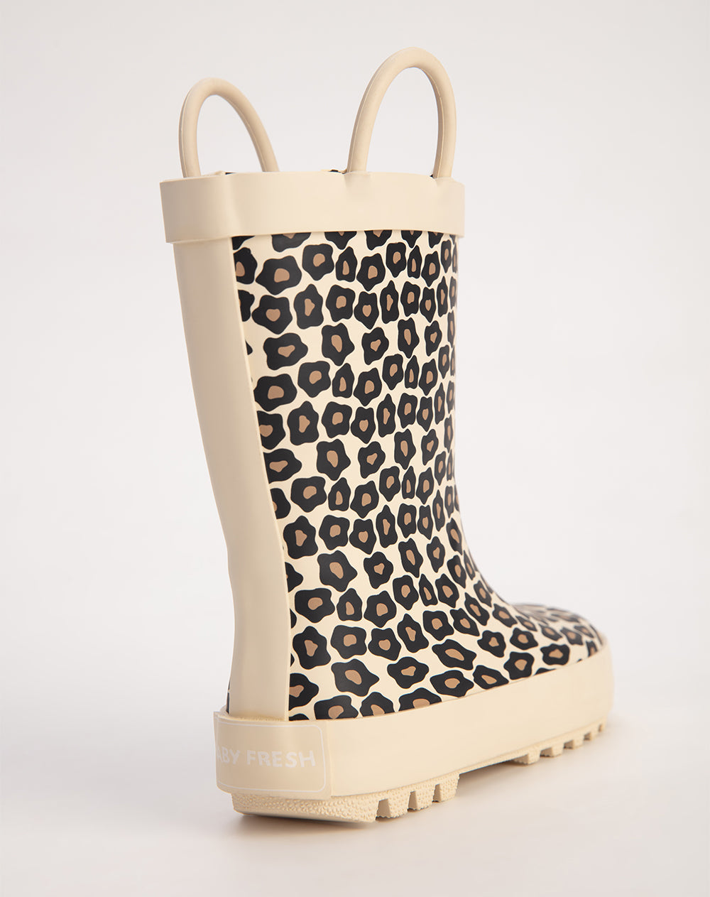 Bota beige estampado