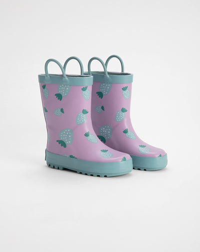 Botas lila estampado