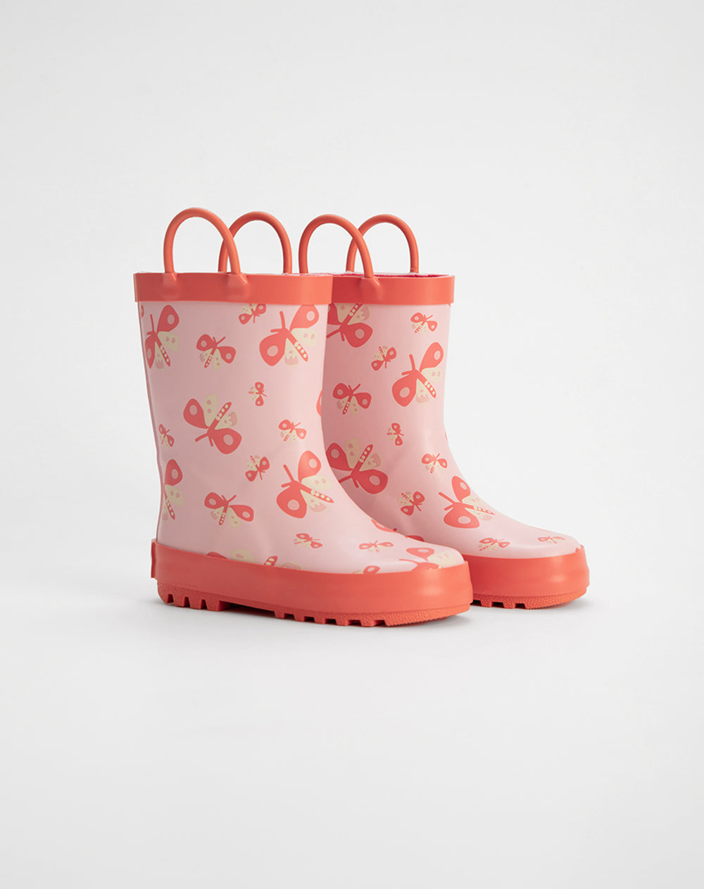 Bota rosado estampado