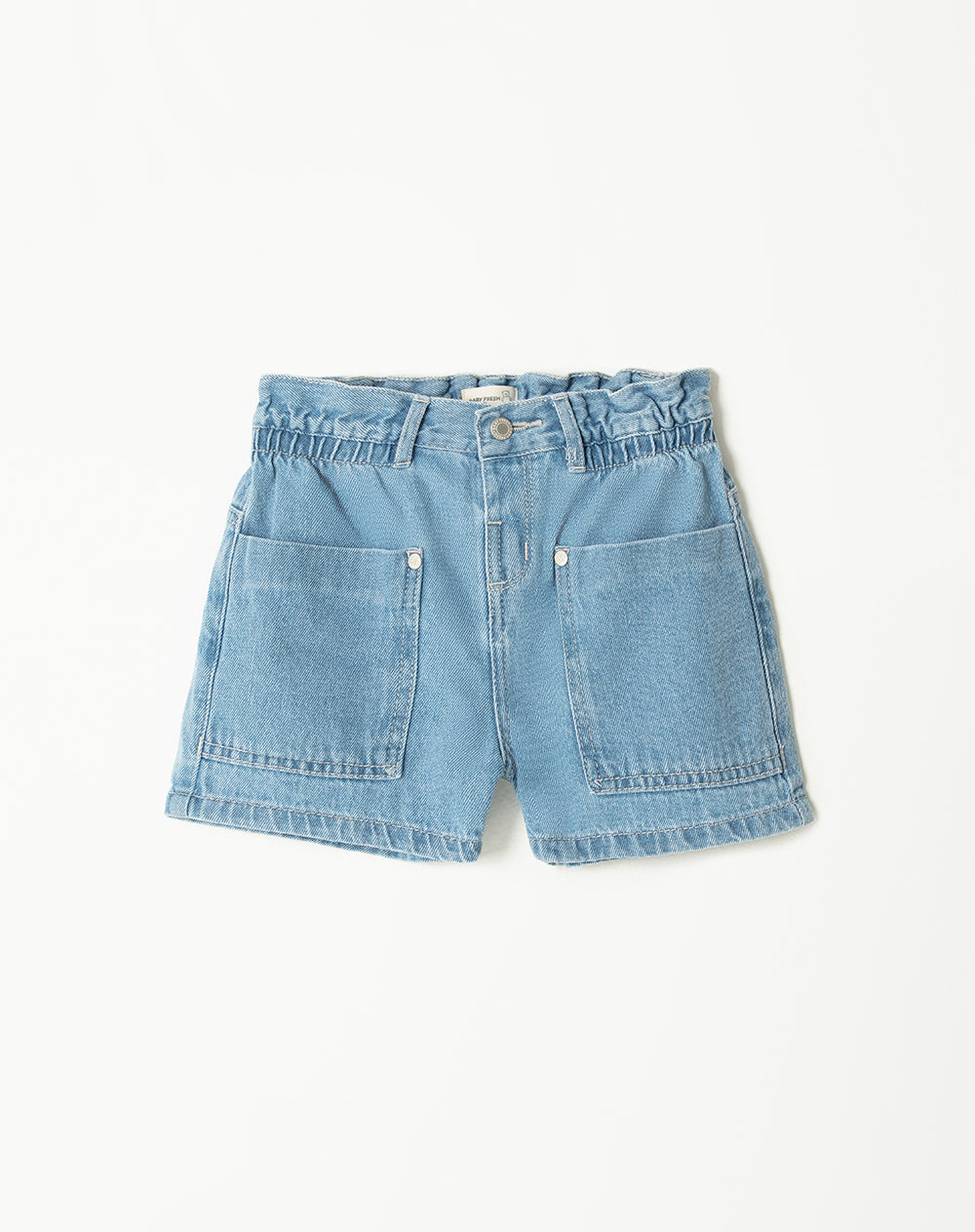 Short tiro medio indigo