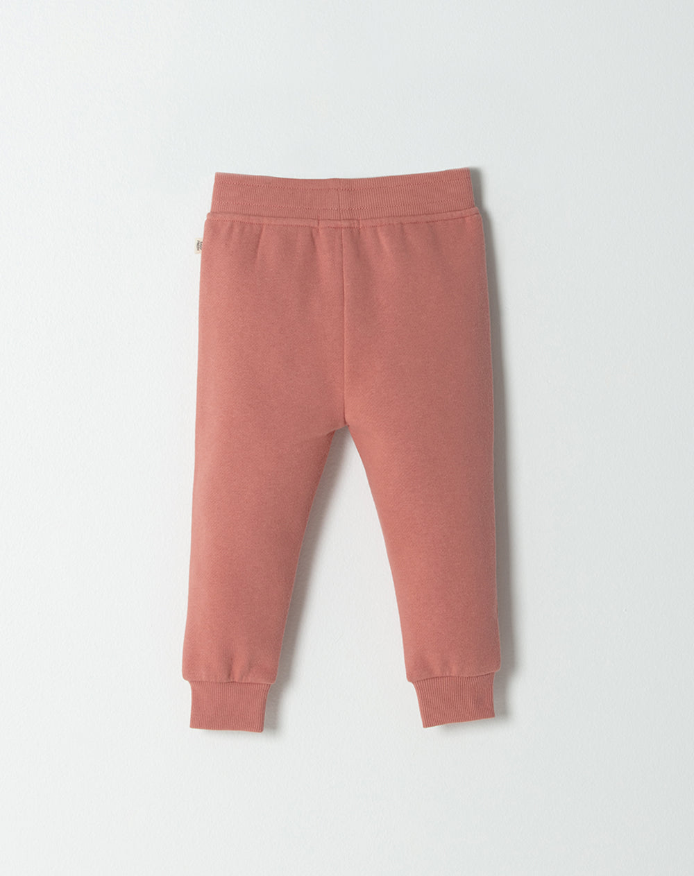 Jogger regular fit tiro medio rosa