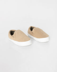 Zapatos loafer beige