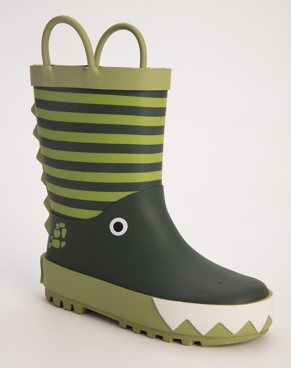 Bota verde estampado