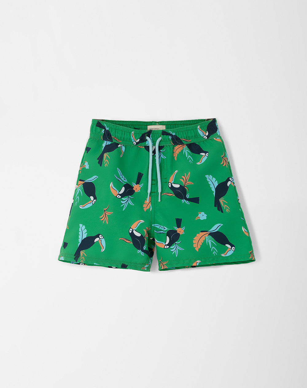 Short pantaloneta verde estampado