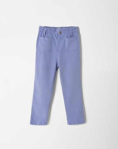 Jean regular fit tiro medio morado