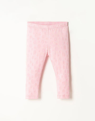 Legging tiro medio rosado estampado