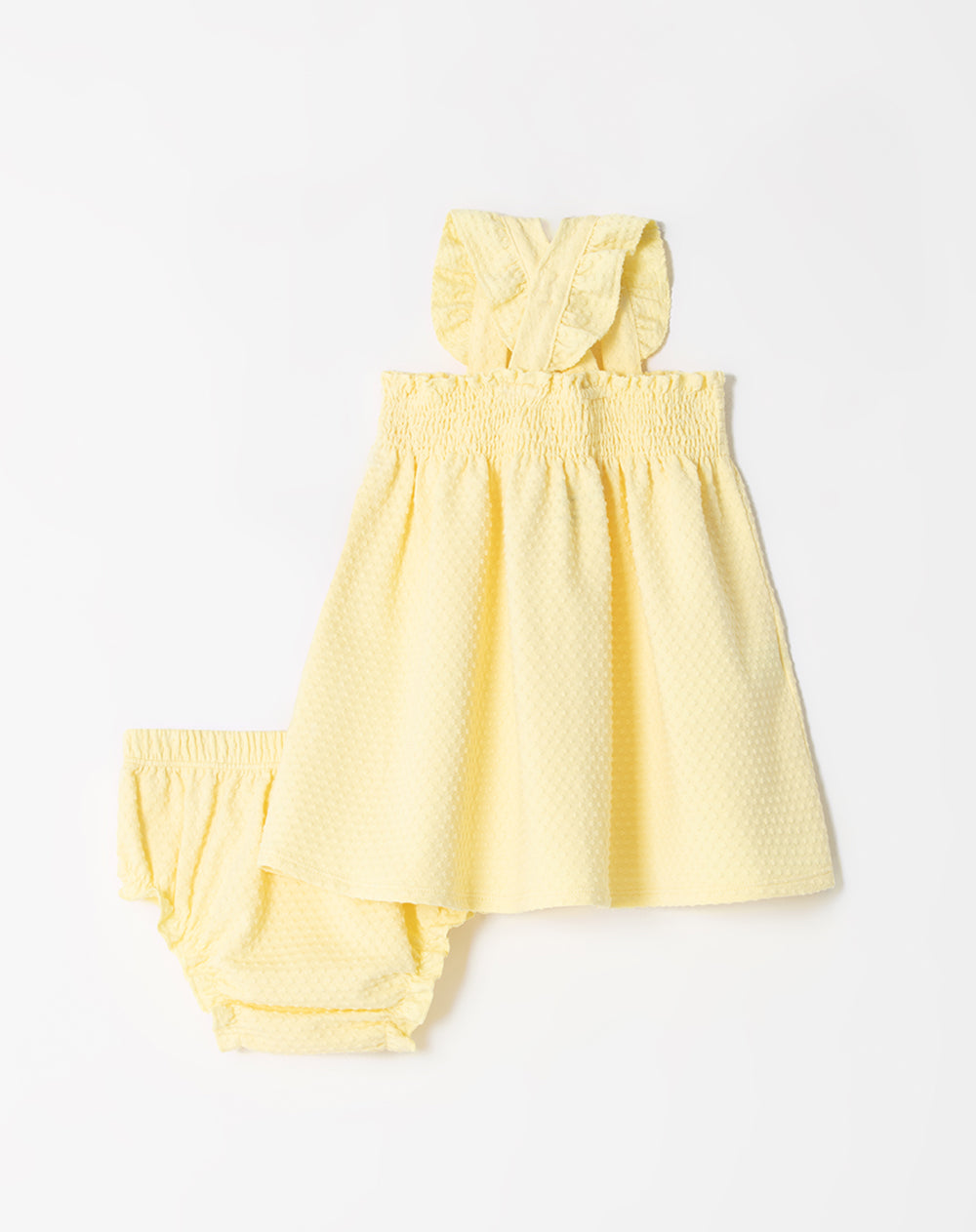 Conjunto vestido amarillo