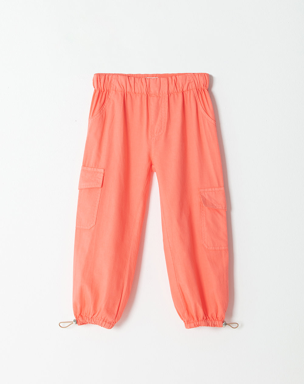 Pantalón tiro alto coral