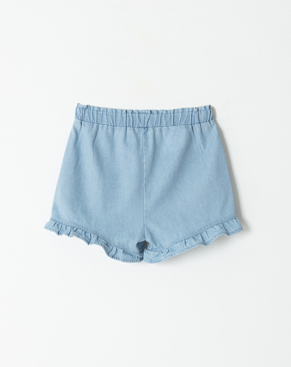 Short tiro medio indigo