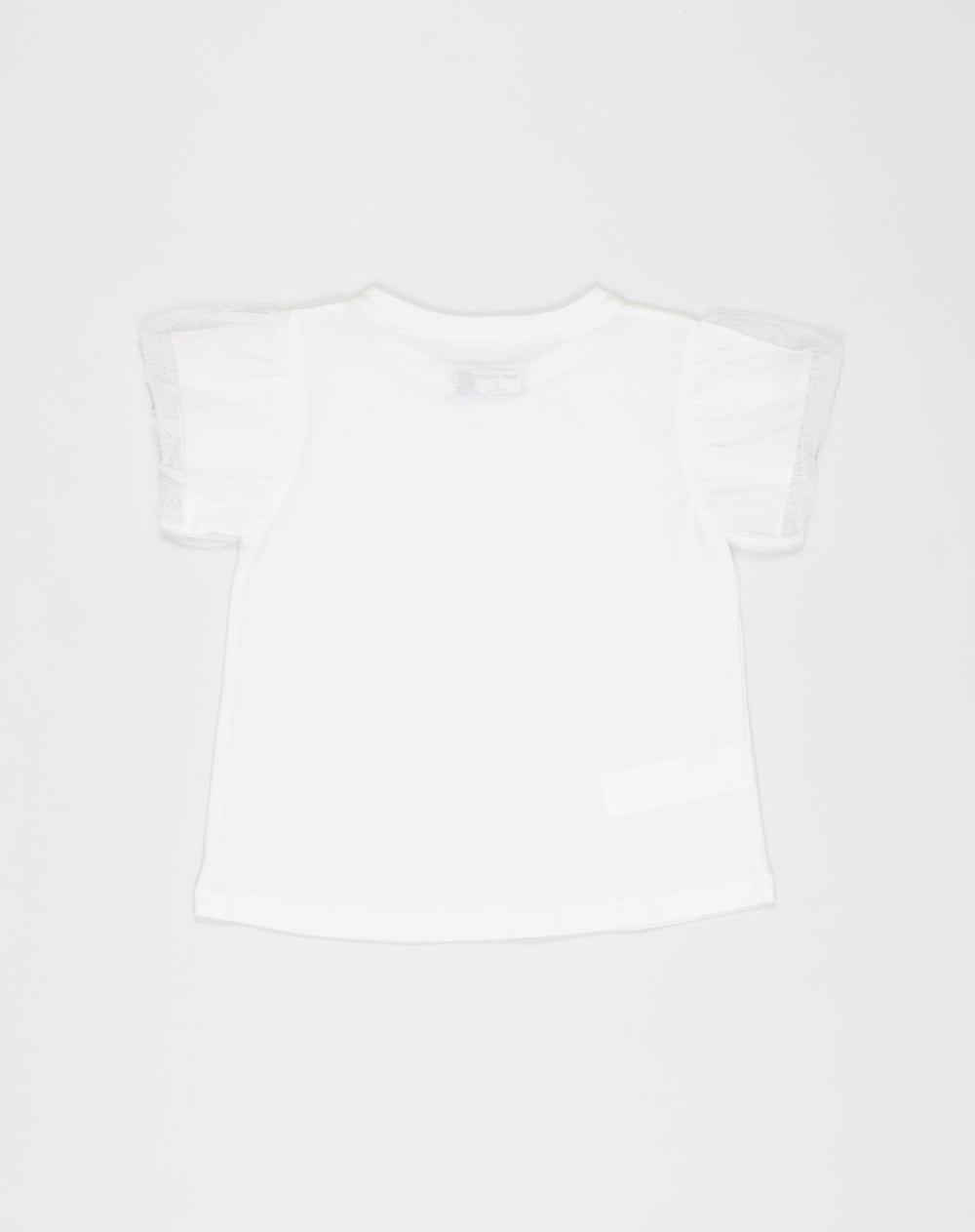 Camiseta regular fit manga corta blanca