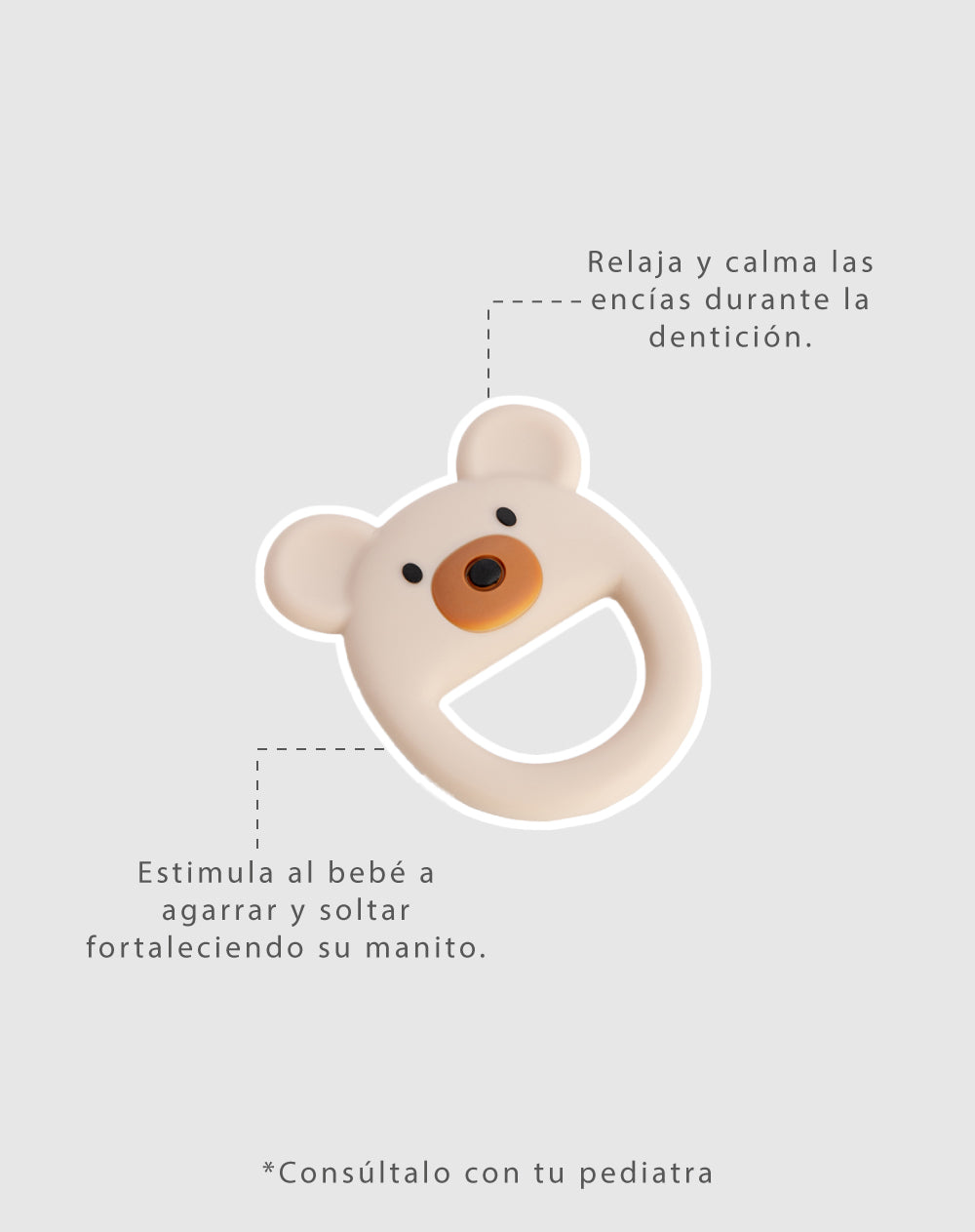 Rasca encías oso